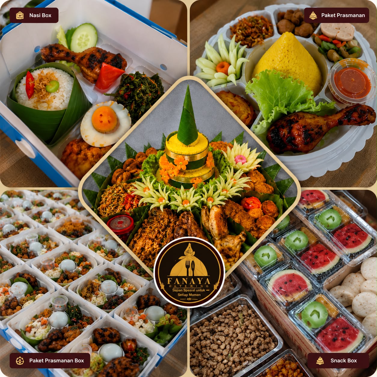 Hidangan lezat Fanaya Catering